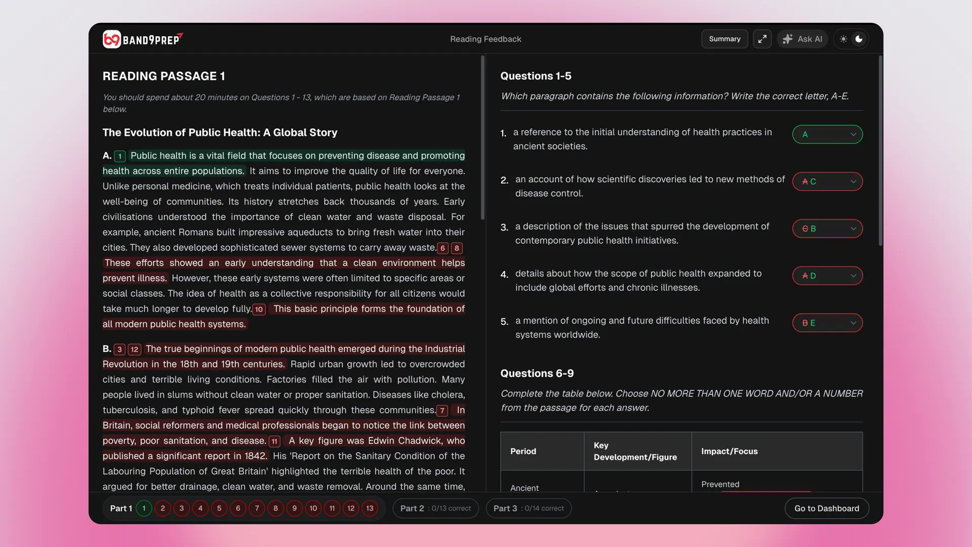 Reading Test